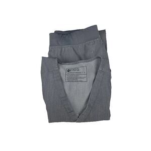 Figs Scrub Set Graphite Gray Catarina FW1000 Top W18SW2005 Jogger Pants Sz Small